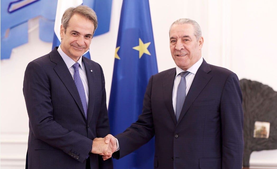 Συνάντηση Μητσοτάκη με τον αντιπρόεδρο της Παλαιστινιακής Αρχής για τις εξελίξεις στη Μέση Ανατολή