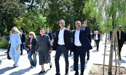 Κ. Μητσοτάκης: Επίσκεψη στη Βασιλίσσης Όλγας