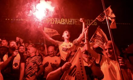 ΑΕΚ: Μέγα πλήθος και πάθος στην φιέστα για τον 14ο τίτλο- Βίντεο