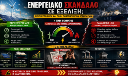 «Ενεργειακό σκάνδαλο σε εξέλιξη;»- Βασίλης Λύκος