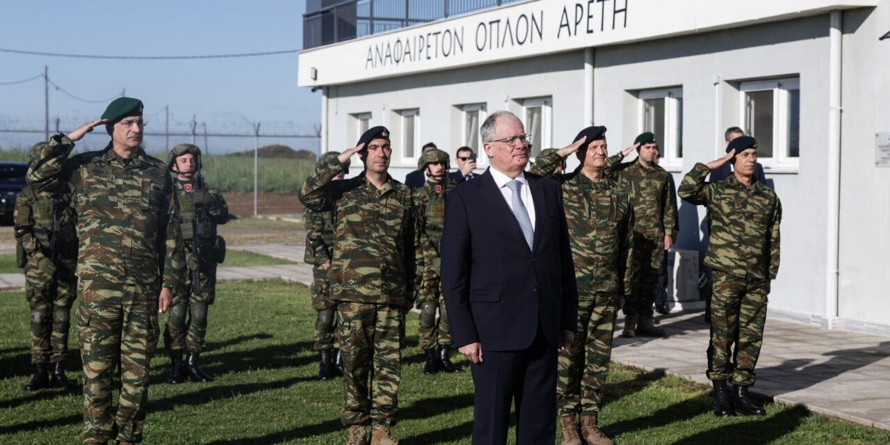 Μήνυμα Κ. Τασούλα από τον Έβρο: Τα σύνορά μας είναι σε πολύ καλά χέρια