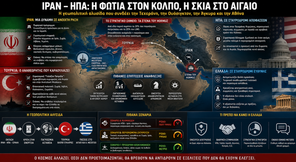 «Όταν οι Αυτοκρατορίες Κοιτούν την Τεχεράνη, οι Αναθεωρητές Κοιτούν το Αιγαίο»