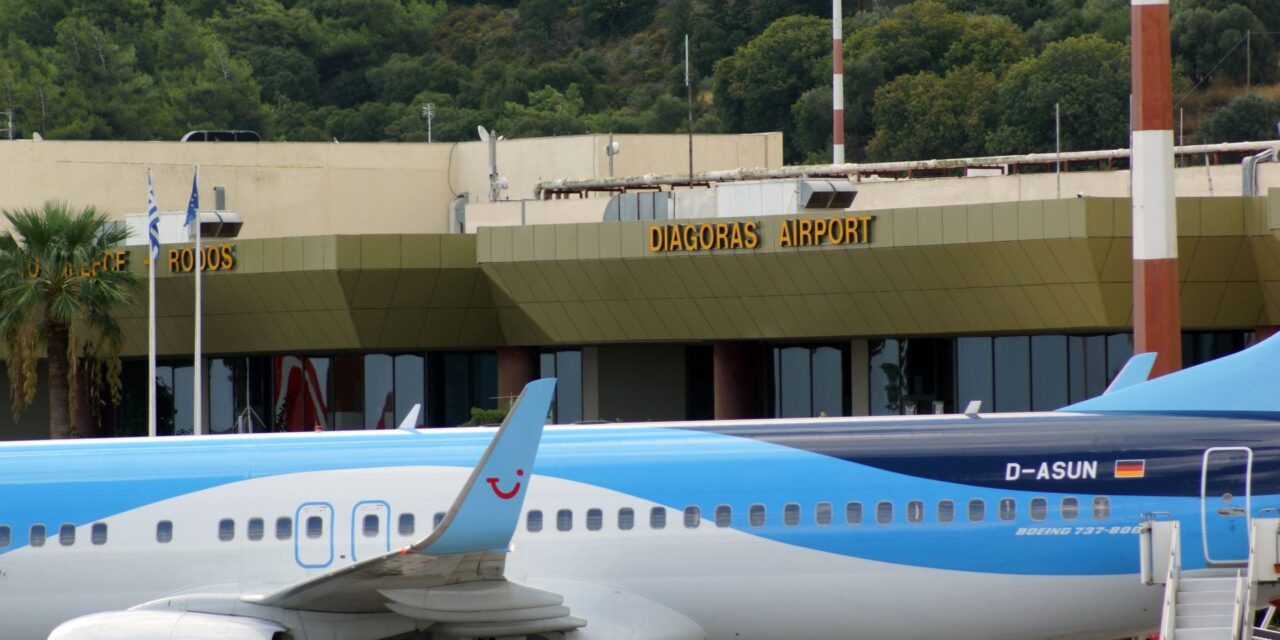 Αναγκαστική προσγείωση επιβατικού αεροσκάφους λόγω βλάβης στο αεροδρόμιο της Ρόδου