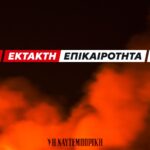 Φωτιά τώρα σε χορτολιβαδική έκταση στον Ελεώνα Θηβών