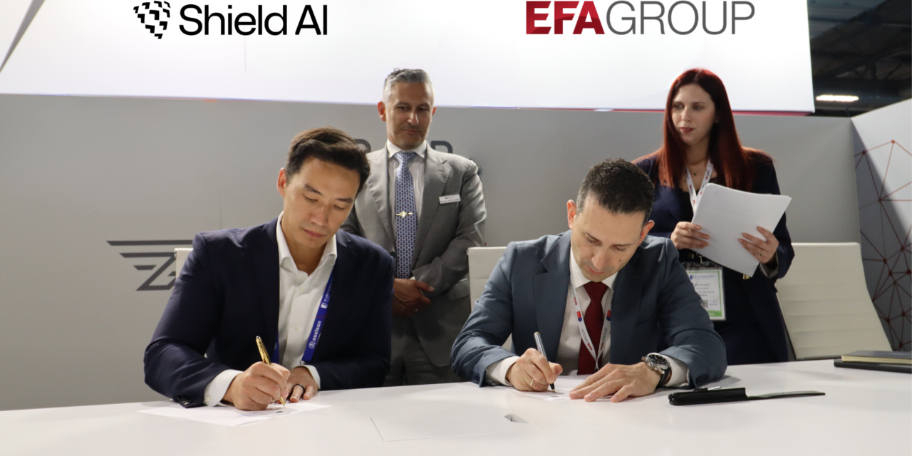 Η Shield AI και το EFA GROUP ενώνουν τις δυνάμεις τους