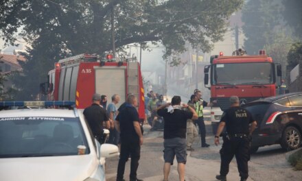 Εντοπίστηκε σορός κατά την επιχείρηση κατάσβεσης της μεγάλης φωτιάς
