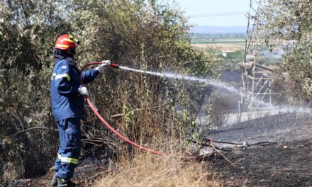Υπό μερικό έλεγχο τέθηκε η φωτιά στα Άνω Λιόσια