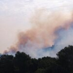 Φωτιά τώρα στα Καλά Νερά Πηλίου