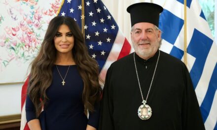 Συνάντηση Κ. Γκίλφοϊλ με τον Αρχιεπίσκοπο Θυατείρων και Μεγάλης Βρετανίας