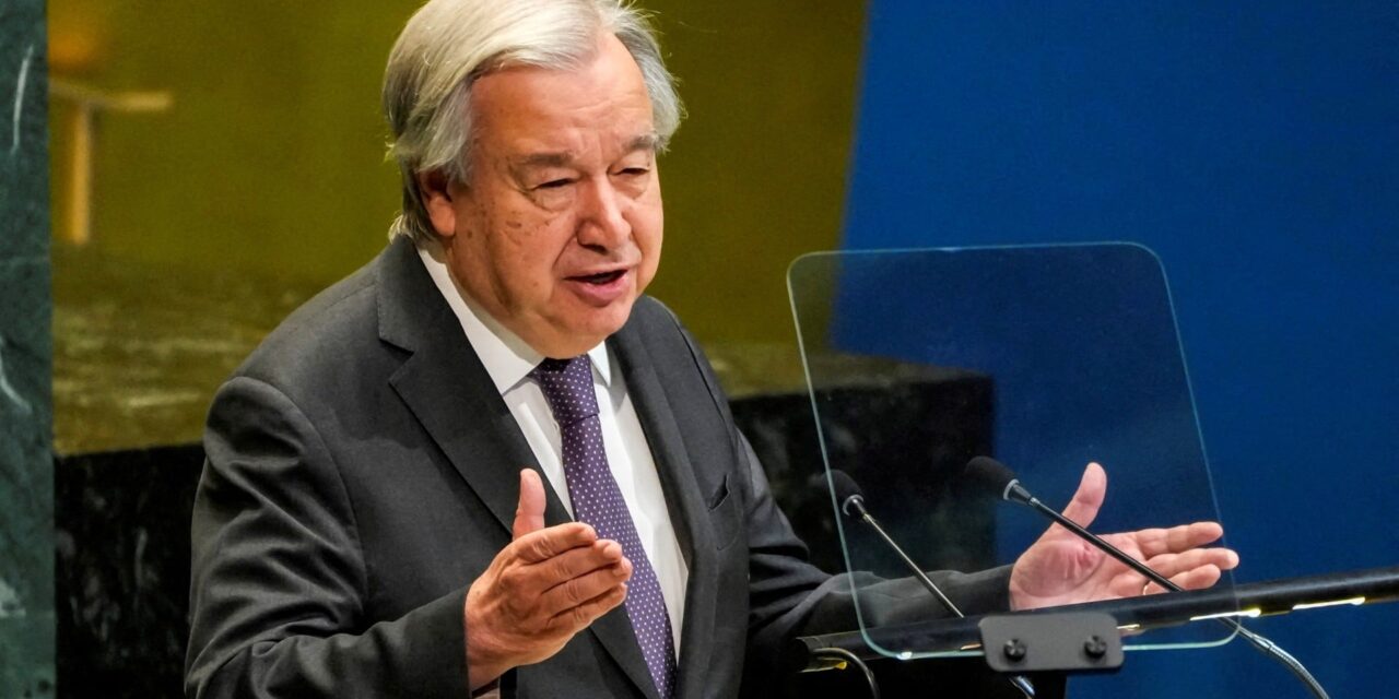 Ο Γκουτέρες ζητά να τερματιστεί η βία στη Μέση Ανατολή