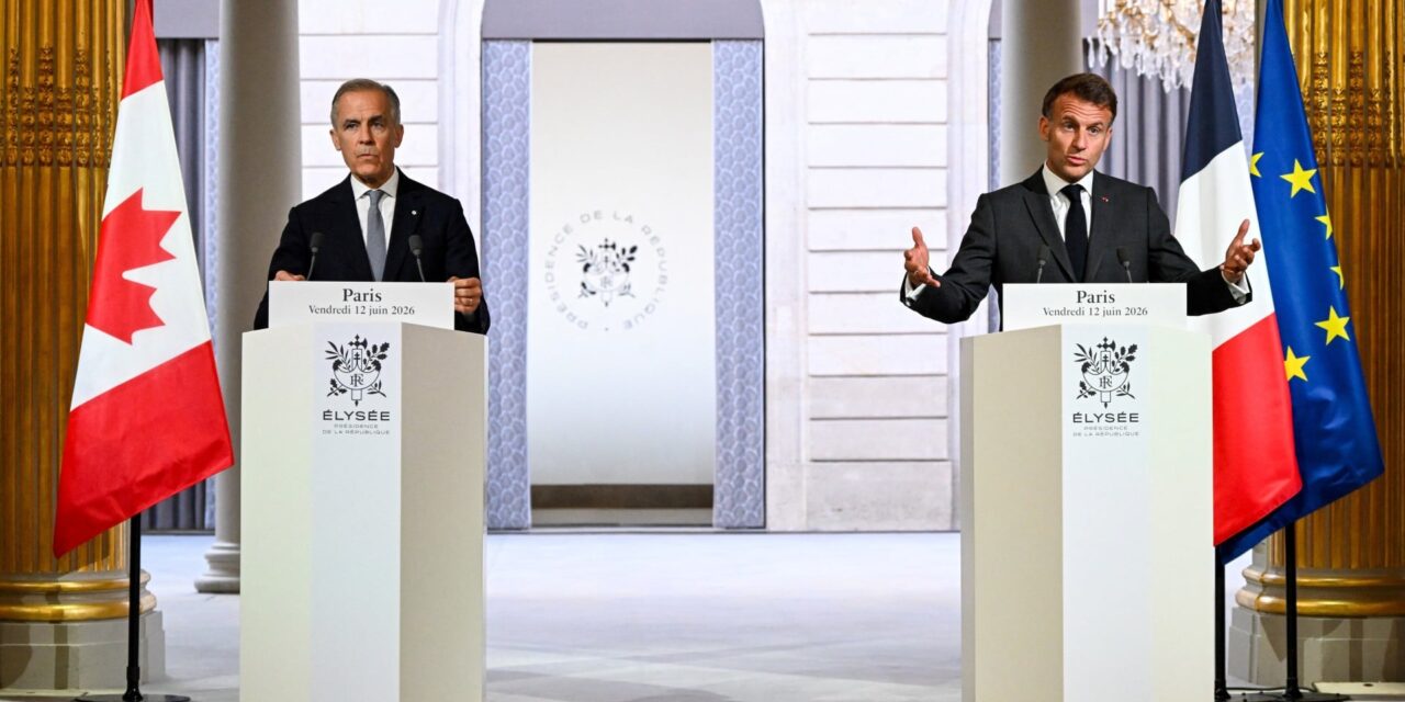 Μακρόν και Κάρνεϊ επανέλαβαν τη δέσμευσή τους να επιταχύνουν την «προσέγγιση» μεταξύ Ευρώπης και Καναδά