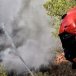 Φωτιά τώρα στην Κυρά Βρύση Κορινθίας