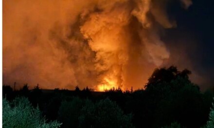 Αγρίνιο: Μεγάλη πυρκαγιά σε εργοστάσιο κονσερβοποίησης ελιών