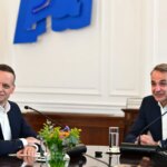 Συνάντηση Μητσοτάκη και Δούκα στο Μαξίμου