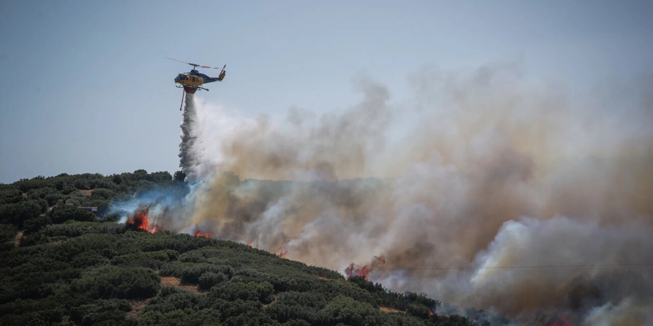 Φωτιά τώρα στην Πυλαία Θεσσαλονίκης