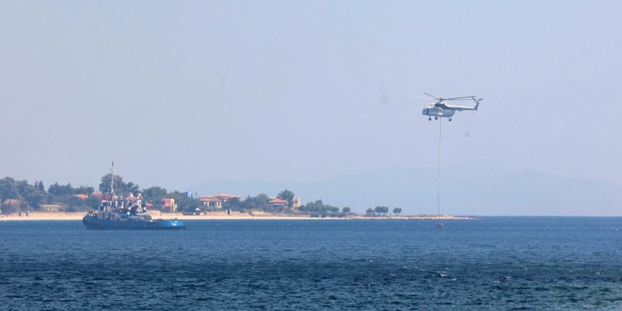 Πυρκαγιά στη Λέσβο: Εκκενώνεται προληπτικά τμήμα του Πλωμαρίου