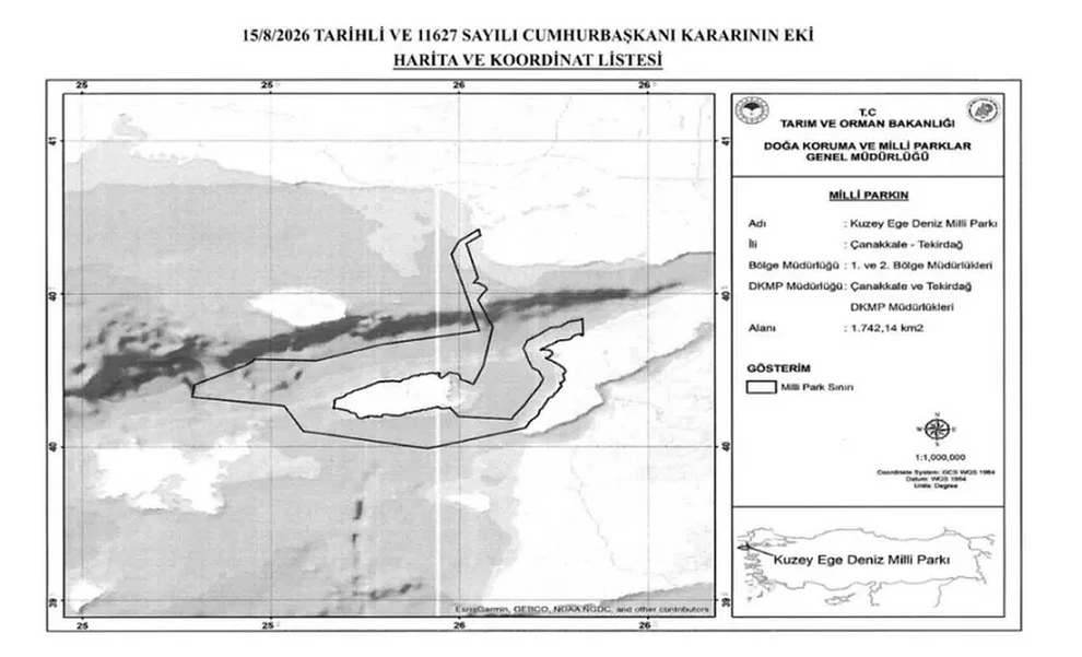Ο Ερντογάν υπέγραψε θαλάσσια πάρκα σε περιοχές κοντά σε Καστελλόριζο, Λήμνο ,Σαμοθράκη