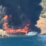 Τουρκία: Φωτιά σε τουριστικό σκάφος