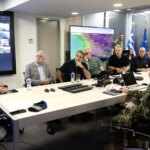 Στο Συντονιστικό Κέντρο της Πολιτικής Προστασίας Κ. Τασούλας και Κ. Μητσοτάκης