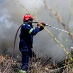 Φωτιά τώρα στο Μεσολόγγι – Καίει στην περιοχή Λεύκα