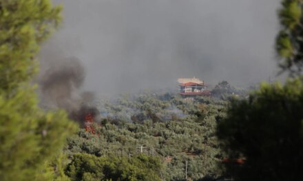 Δραματικές ώρες στο Πόρτο Γερμενό – Στη μάχη τα εναέρια μέσα στα δύο μέτωπα της Βοιωτίας