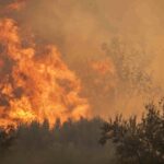 Δύο νεκροί στις φωτιές της Σαλαμίνας