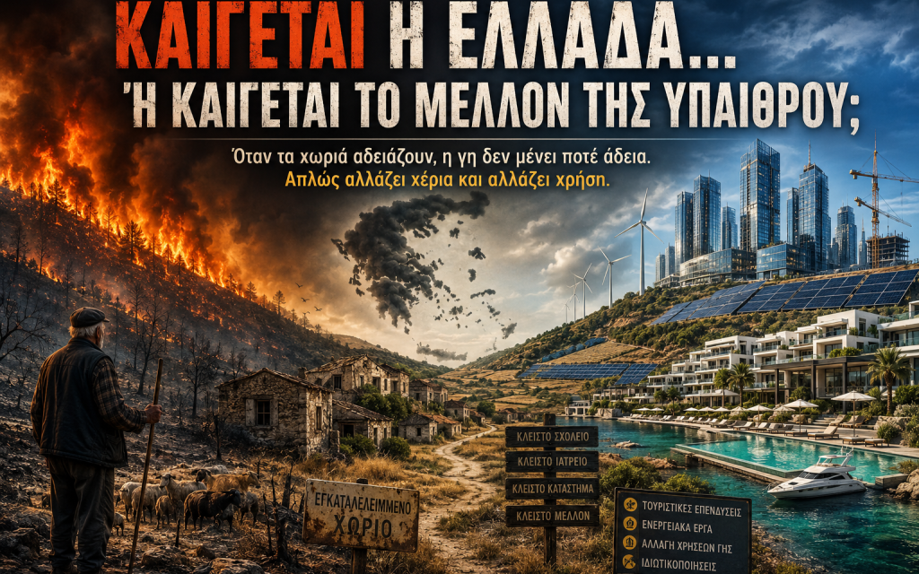 Καίγεται η Ελλάδα ή ένα ολόκληρο παραγωγικό μοντέλο;