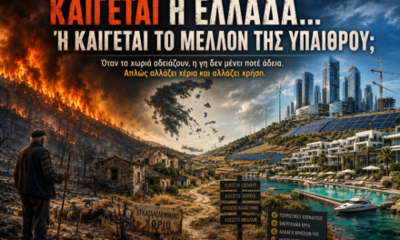Καίγεται η Ελλάδα ή ένα ολόκληρο παραγωγικό μοντέλο;