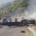 Δύο νεκροί από τη σύγκρουση πυροσβεστικών ελικοπτέρων στη φωτιά της Ψάθας