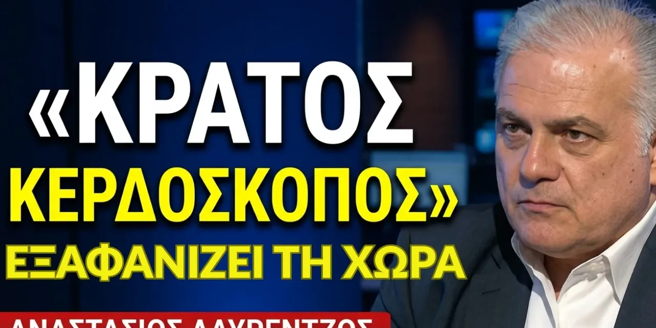 «Κυβέρνηση κερδοσκόπος, συντρίβει την κοινωνία και «σβήνει» τη χώρα από το χάρτη! Αν.Λαυρέντζος