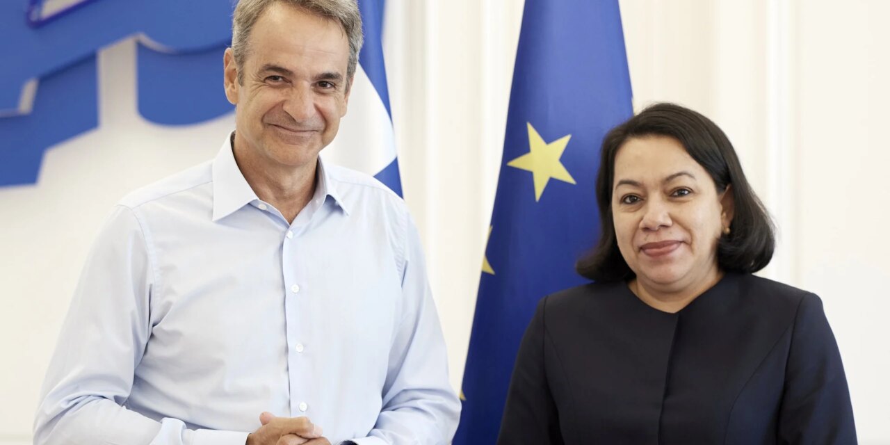 Κ. Μητσοτάκης: Συνάντηση με την υποψήφια ΓΓ του ΟΗΕ Κάρολιν Ροντρίγκεζ – Μπίρκετ στο Μαξίμου