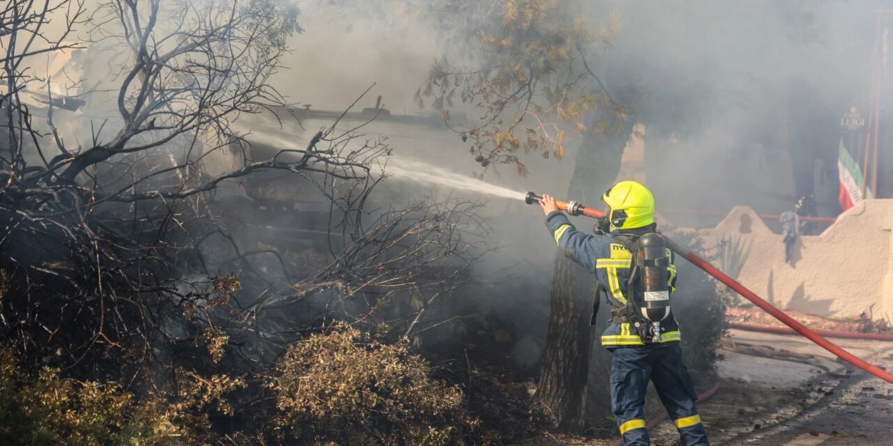 Σε εξέλιξη πυρκαγιά στην Πρώτη Σερρών