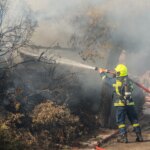 Σε εξέλιξη πυρκαγιά στην Πρώτη Σερρών