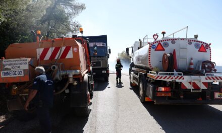 Πυρκαγιές: Καλύτερη εικόνα από τα μέτωπα σε Πιερία, Κιλκίς