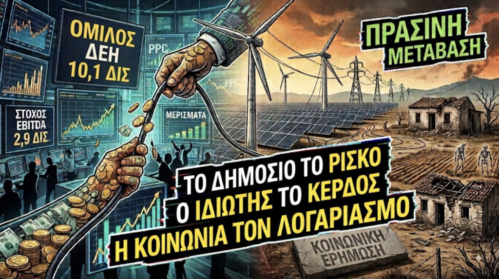 Η 1 δισ. «ρήτρα διαφυγής» και η μεγάλη ολιγοπωλιακή αυταπάτη: Ποιος πληρώνει πραγματικά το πράσινο πάρτι;