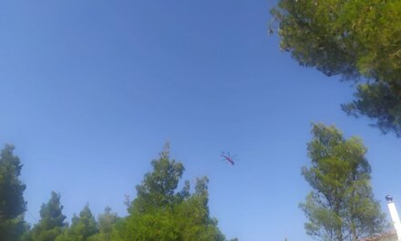 Πόρτο Γερμενό: Συνεχείς πτήσεις εναέριων μέσων για μικροεστίες, καντηλάκια