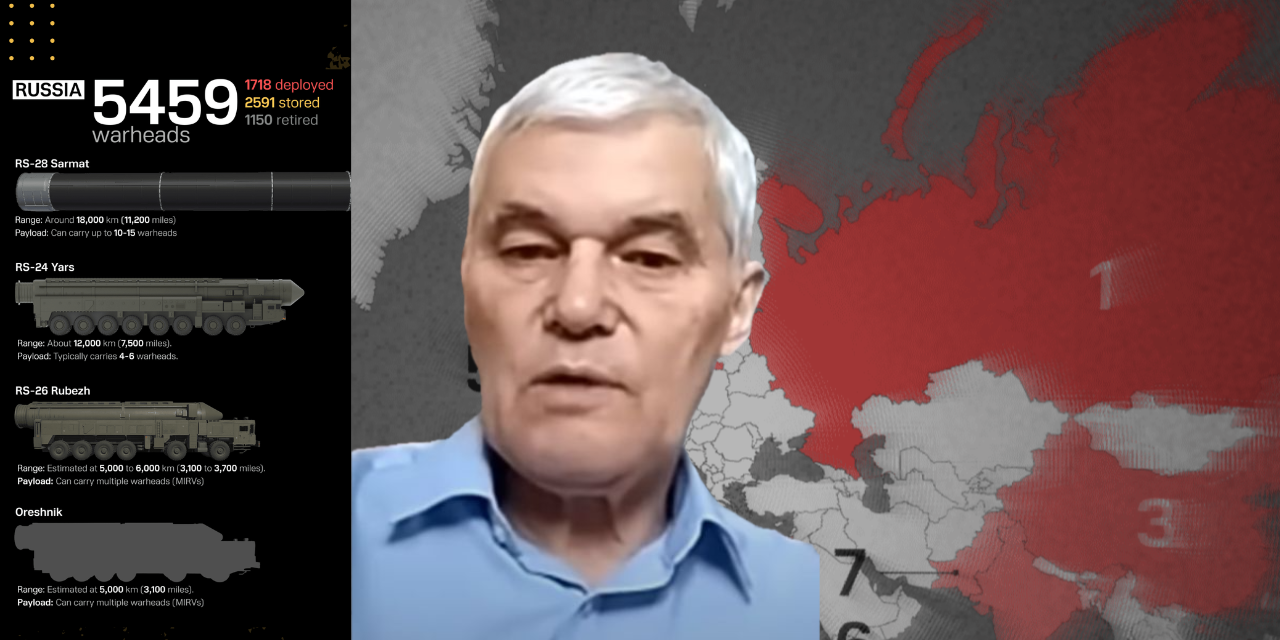 «Η Ρωσία δεν θα ξεκινήσει πυρηνικό πόλεμο»- Συνέντευξη του Αντιπροέδρου της Ακαδημίας Πυραυλικών και Επιστημών Πυροβολικού της Ρωσίας