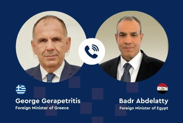 Επικοινωνία Γεραπετρίτη με τον υπουργό Εξωτερικών της Αιγύπτου