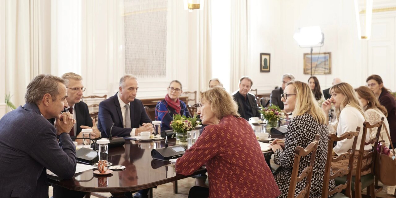 Η ελληνική συμμετοχή σε ευρωπαϊκά ερευνητικά προγράμματα στο επίκεντρο συνάντησης του Κ. Μητσοτάκη με την πρόεδρο του ERC