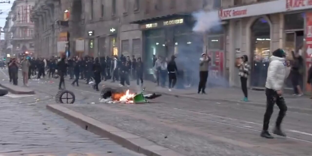 Νέα επεισόδια στο Μιλάνο, λεηλατήθηκαν σουπερμάρκετ και καταστήματα με είδη ρουχισμού (Βίντεο)