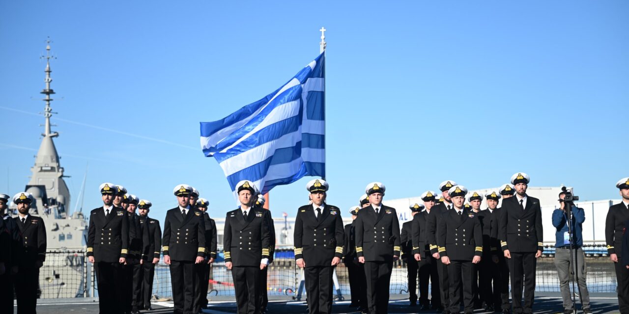Τελετή ονοματοδοσίας της φρεγάτας ΝΕΑΡΧΟΣ στη Λοριάν της Γαλλίας