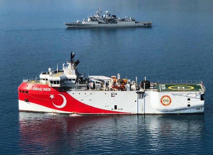Το Oruc Reis ανοιχτά της κατεχόμενης Κύπρου